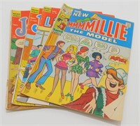 (2) 12¢ Jughead, 15¢ Archie & 15¢ Millie Comic