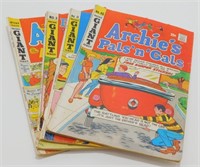 4 Archie Giant Comic Books