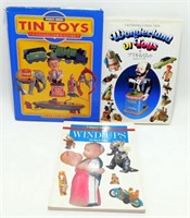 3 Tin Toys and Wind-Ups Collector's Guide Books