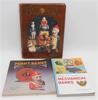 3 Mechanical, Penny Bank Collector's Guides