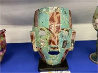 VINTAGE HANDMADE "MOSAIC" PLASTER MASK