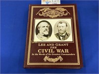 "LEE AND GRANT..." LEATHER BOUND BOOK