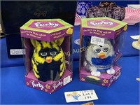 TWO FURBY ANIMATED COLLECTIBLE TOYS
