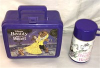 Vintage Beauty & the Beast Lunchbox w/ Thermos