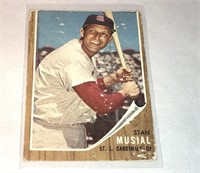 1962 Stan Musial Topps Baseball Card #50