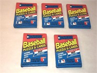 1989 Donruss Baseball Cards LOT of 5 Unopened Pack