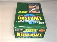 1991 Score Series1 Baseball Cards Box of 36 Sealed