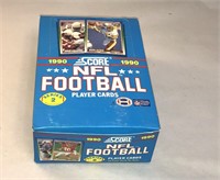 1990 Score Football Cards Box of 36 Sealed Packs