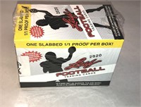 2020 Leaf 1/1 Proof Football Blaster Box Sealed