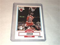 1990-91 Michael Jordan Fleer Card in Case