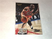 1996-97 Michael Jordan Fleer Card in Case