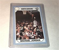 Michael Jordan North Carolina Basketball Card in