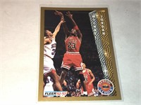 1992-93 Michael Jordan Fleer Card in Case
