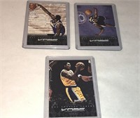 Kobe Bryant Basketball Card LOT in Cases