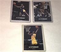 Kobe Bryant Basketball Card LOT in Cases