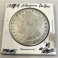 1897-S Morgan Silver Dollar in Case