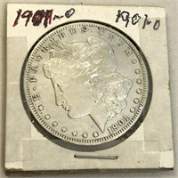 1901-O Morgan Silver Dollar in Case