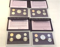 1990, 1991, 1992, 1993 US Mint Proof Sets