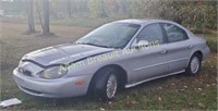1996 Mercury Sable 4-DR Sedan, non-running,