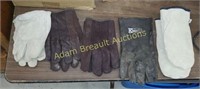 5 pairs assorted gloves