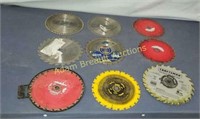 9 assorted saw blades, includes one Craftsman