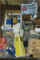 Assorted seals, hydraulic brake parts, switches,