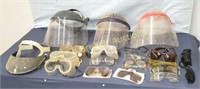 Face Shields, goggles, safety glasses