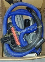 Assorted vacuum hoses and attachments
