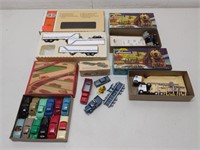 Vintage HO Scale Train Layout Accessories Lot