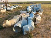 Assorted Large PVC Pipe Fittings