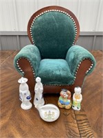 Doll chair & Asian inspired items