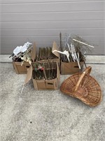 Basket and hangers