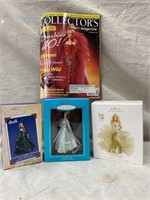 Barbie Ornaments and Magazine