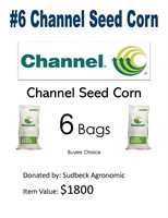 Channel Seed Corn-6 bags