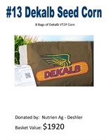 Dekalb Seed Corn-8 Bags