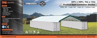 30Ft x 40Ft Peak Ceiling Container Shelter