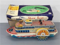 Vintage Tin Toy "Show Boat" w/Box -Japan