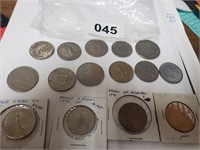 LOT OF FOREIGN COINS