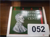 1943  WARTIME STEEL CENTS SET