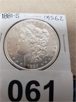 1881-S MORGAN DOLLAR NICE