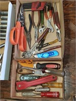 (2) Boxes of Misc Hand Tools