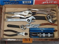 Vise Grips & Crescent Wrenches