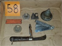 Box of Machinist Tool Collectibles