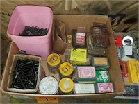 (2) Boxes of Bolts, Screws & Fasteners