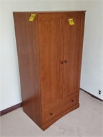 2-Door Wooden Wardrobe