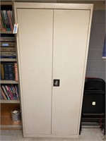 Metal cabinet, items inside not included