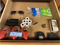 Drawer with miscellaneous items