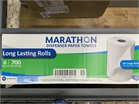 3 rolls of dispenser paper towels