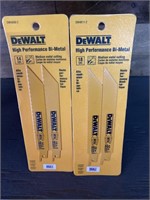 DeWalt high performance bi-metal blades, one is
