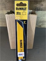 DeWalt 6” blades, 5 in a pack, 18tpi bi-metal